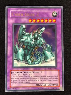 Yugioh Cyber Ogre 2 CDIP-EN036 Ultra (NM) - Image 1