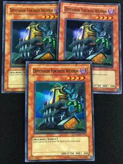 YUGIOH DIMENSION FORTRESS WEAPON CRMS-EN033 SUPER X3 (NM) - Image 1