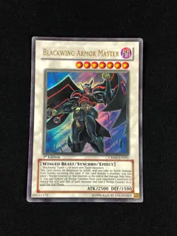 YUGIOH BLACKWING ARMOR MASTER CRMS-EN041 1ST ULTRA PLAY/EDGEWARE - Image 1