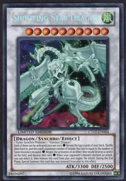 Yugioh Shooting Star Dragon CT07-EN004 Secret Rare Limited - HP - Image 1