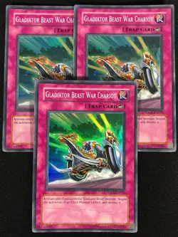 Yugioh Gladiator Beast War Chariot TDGS-EN074 Super x3 (MP) - Image 1