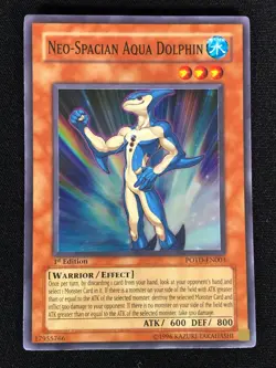 Yugioh Neo-Spacian Aqua Dolphin POTD-EN003 1st Super (NM) - Image 1