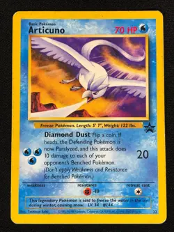 Pokemon Articuno 22 Black Star Promo Common (MP) - Image 1