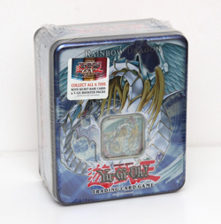 Yu-Gi-Oh GX 2007 Rainbow Dragon Tin Factory Sealed, New - Image 1