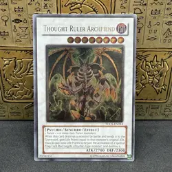 Yugioh Thought Ruler Archfiend TDGS-EN044 Ultimate Rare LP - Image 1