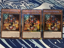 Yugioh Rescue-ACE Hydrant Starlight Rare MP25-EN046 Near Mint x3 - Image 1