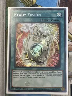 Yugioh Ready Fusion DAMA-EN066 Secret Rare 1st Edition - Image 1