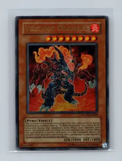 YUGIOH VOLCANIC DOOMFIRE FOTB-EN008 ULTRA - Image 1