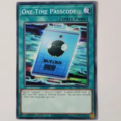 One-Time Passcode - EGS1-EN031 - MP - Common - 1st ed - Yugioh - Image 1