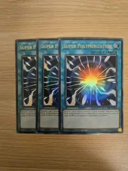 3x Super Polymerization - CH01-EN033 - 1st Ultra Rare NM-Yugioh - Image 1