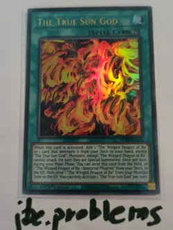 Yu-Gi-Oh! The True Sun God - MP22-EN275 - Ultra Rare - 1st - NM - Image 1