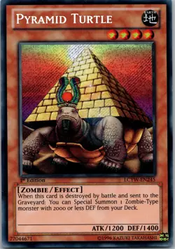 Yugioh Pyramid Turtle LCYW-EN245 1st Edition Secret Rare NM - Image 1