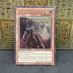 Yugioh Noble Knight Gwalchavad LTGY-EN081 Ultimate Rare 1st Edition NM - Image 1