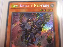 BLMM-EN021 Gem-Knight Nepyrim Secret Rare Yu-Gi-Oh Card 1st Edition New - Image 2
