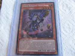 BLMM-EN021 Gem-Knight Nepyrim Secret Rare Yu-Gi-Oh Card 1st Edition New - Image 1