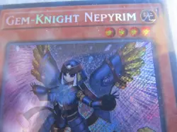 BLMM-EN021 Gem-Knight Nepyrim Secret Rare Yu-Gi-Oh Card 1st Edition New - Image 2