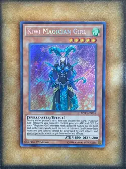 Yugioh Kiwi Magician Girl MVP1-ENS16 Secret Rare 1st Ed NM - Image 1