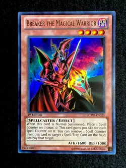 YUGIOH • BREAKER THE MAGICAL WARRIOR • ULTRA RARE • LCYW-EN023 • 1st ED • NM - Image 1