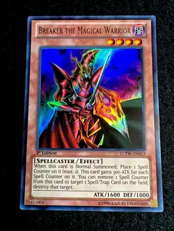 YUGIOH • BREAKER THE MAGICAL WARRIOR • ULTRA RARE • LCYW-EN023 • 1st ED • NM - Image 2