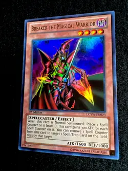 YUGIOH • BREAKER THE MAGICAL WARRIOR • ULTRA RARE • LCYW-EN023 • 1st ED • NM - Image 3