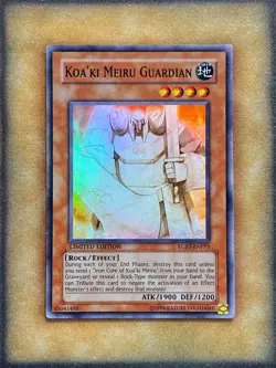 Yugioh Koa'ki Meiru Guardian RGBT-ENPP3 Super Rare Limited Edition LP - Image 1