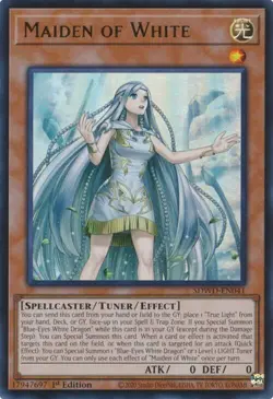 Maiden of White-Ultra Rare - 1st Edition - SDWD-EN041 - Structure Deck: Blue-... - Image 1