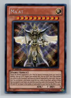2012 Premium Collection Tin Ma'at Secret Rare - LP #PRC1-EN017 12733 - Image 1