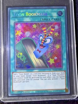 Toon Bookmark - BLCR-EN067 - Secret Rare - 1st Edition - Yugioh - Image 1