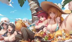 One Piece Anime Cute Girls Nami TCG Playmat & mousepad - Image 1
