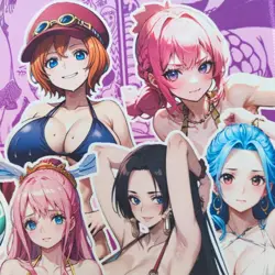One piece - Nami Robin Hancock Perona Vivi Yamato Bonney Rebecca Reiju Playmat - Image 3