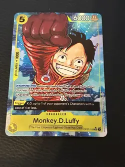 One Piece Card Game Monkey D. Luffy OP07-109 Parallel 500 Years in the Future - Image 1
