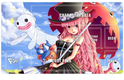 Perona One Piece Playmat With Zones TCG Card Game OPCG Play Mat Deskmat Mousepad - Image 1