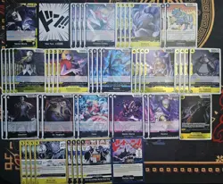 ONE PIECE TCG - OP14 Black/Yellow GECKO MORIA Deck + 60 Extra Cards - Image 1