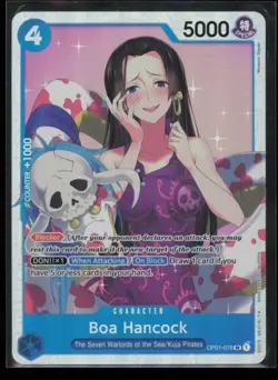 Boa Hancock OP01-078 One Piece Romance Dawn Super Rare Near Mint - Image 1