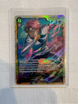 Koby OP11-119 SEC Secret Rare ONE PIECE A Fist of Divine Speed ENGLISH NM/M - Image 1