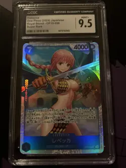 Rebecca Super Rare (SR) OP10-058 Royal Blood English Foil NM - Image 1
