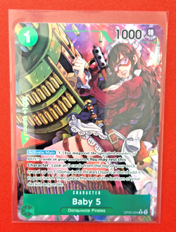 Baby 5 OP05-034 R (Alt Art) Awakening Of The New Era One Piece Card English - Image 1