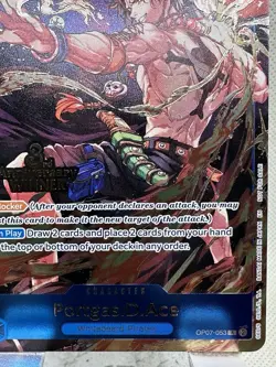 OP07-053 Winner 3rd Anniversary Portgas.D.Ace Promo One Piece Card English - Image 5