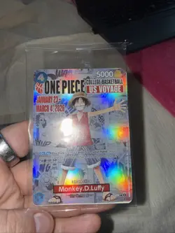 Bandai One Piece CCG Monkey.D.Luffy P-055 US Voyage Promo Character Card - Image 5