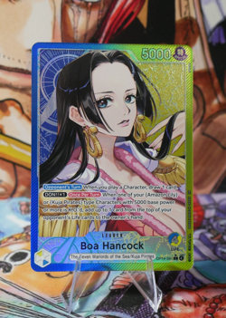 One Piece The Azure Sea’s Seven OP14-041 Boa Hancock Alt Art Leader English- NM - Image 1