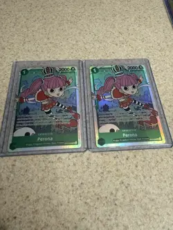 Bandai Perona OP12-034 Holo x2 One Piece Card Game Character Cards - Image 1