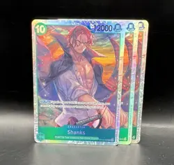 Shanks OP13-028 SR One Piece Carrying On His Will Playset X3 - Image 1