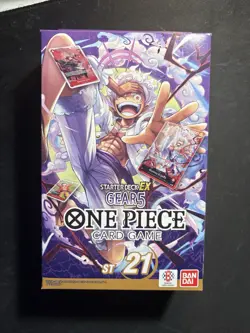 ST21 Starter Deck Ex Gear 5 Sealed Deck And Sleeves Only ONE PIECE TCG ENGLISH - Image 3