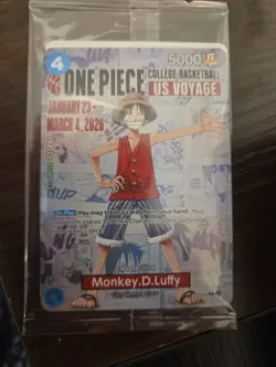 Monkey.D.Luffy (055) (College Basketball US Voyage) P-055 One Piece Promotion... - Image 1