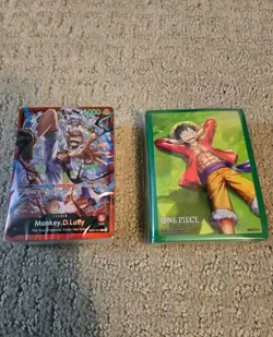 One Piece Starter Deck EX Gear 5 ST-21 Sealed Deck & Sleeves NO Bonus Card Pack - Image 1