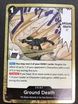 One Piece TCG - Ground Death OP14-096 The Azure Sea's Seven Foil NM - Image 1