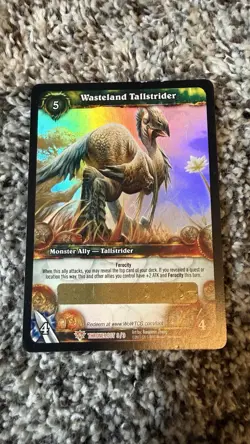 Wow TCG Loot Card Wasteland Tallstrider - Image 1