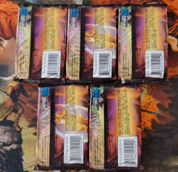 World of Warcraft T-Chinese Fires of Outland 5 Sealed Booster Packs Tiger Loot U - Image 2