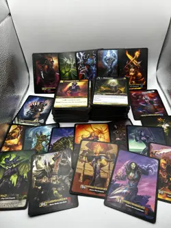 WoW TCG Bulk Lot, about 250 Cards, HP- LP Condition, Vintage, World of Warcraft - Image 1