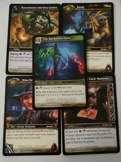 Darkmoon Faire Complete Set Of Five Promo Cards World Of Warcraft WoW TCG LP - Image 1